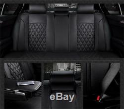 En Cuir Respirant Car Seat Cover Pleine Surround 3d Coussin D'assise De Luxe