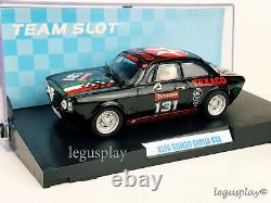 Équipe de voitures à l'échelle Slot car scalextric team slot 11105 Alfa Romeo Giulia Gta Texaco