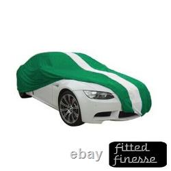 Housse de voiture intérieure respirante de haute qualité verte pour Alfa Romeo GTA 68-76 à hayon.