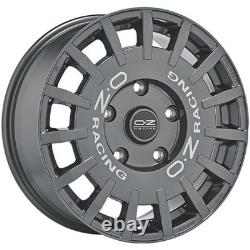 Jante en alliage Oz Racing Rally Racing pour Alfa Romeo 156 7x17 5x100 graphite foncé