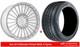Jantes Et Pneus En Alliage 20 Axe Ex50 Pour Alfa Romeo Stelvio 17-24