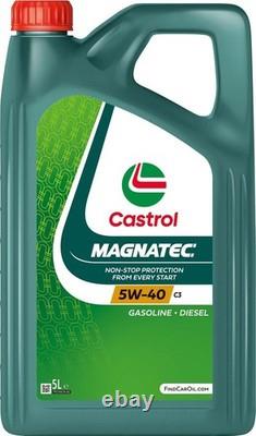 Kit d'entretien huile moteur Magnatec 5W-40 5L + filtre à huile MANN + filtre à air pour Alfa Romeo