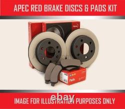 Kit de disques et plaquettes de frein avant Apec Red pour Alfa Romeo 156 2,4 L 2003-2006