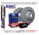 Kit De Frein Arrière Ebc Avec Disques Standards Et Plaquettes Redstuff Pour Alfa Romeo 164 3 (87 92)