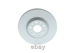 Kit de service de frein complet avec disques de frein avant et arrière + plaquettes de frein, compatible avec Fiat Tipo