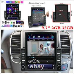 Lecteur multimédia de voiture Android 9.7 pouces GPS Wifi Radio Audio Stéréo Écran Vertical