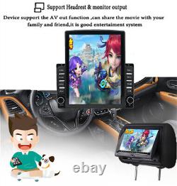 Lecteur multimédia de voiture Android 9.7 pouces GPS Wifi Radio Audio Stéréo Écran Vertical