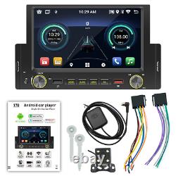 Lecteur radio de voiture Android 10.1 Din 1 avec Bluetooth, WiFi, GPS, USB, Mirror Link 2G+32G