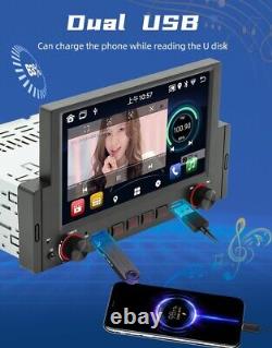 Lecteur radio de voiture Android 10.1 Din 1 avec Bluetooth, WiFi, GPS, USB, Mirror Link 2G+32G