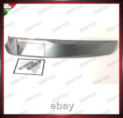 Masque de tableau de bord pour autoradio double Din Alpha Romeo Julietta 10/14 Métal gris