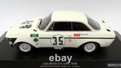 Minichamps 1/18 Échelle 155 721235 Alfa Romeo Gta 1300 Junior Jarama 1972
