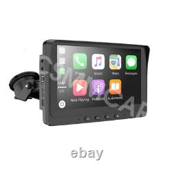 Moniteur de voiture HD portable à écran tactile 7 pouces avec radio de voiture sans fil Carplay Android Auto