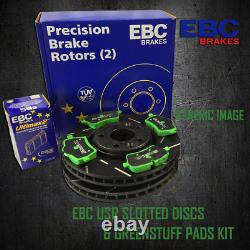 NOUVEAUX DISQUES DE FREIN AVANT EBC USR RAINURÉS DE 285 mm ET KIT DE PLAQUETTES GREENSTUFF PD06KF025