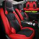 Noir/rouge Luxe Pu Cuir Seat Mat Four Seasons Universal Car Seat Cover Pad