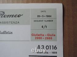 Outil d'usine A. 3.0116 pour roulement de roue avant Alfa Romeo GIULIETTA Giulia 2000 2600