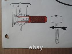 Outil d'usine A. 3.0116 pour roulement de roue avant Alfa Romeo GIULIETTA Giulia 2000 2600