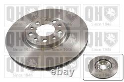 Paire de disques avant QH et plaquettes avant + paire de disques arrière et plaquettes arrière compatibles avec Alfa Romeo