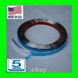 Pour Alfa Romeo Chrome Moulure de Bord de Toit Intérieur de Porte Latérale de Carrosserie de 40 Pieds