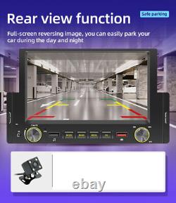 Radio de voiture 1 Din avec fil Apple Carplay Android Auto Écran tactile 6,2 pouces Mirror Link