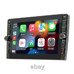 Radio de voiture stéréo Android Double Din avec GPS Nav Player WIFI 1+32G avec caméra arrière à 8 LED