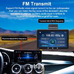 Radio de voiture stéréo portable 7 pouces sans fil avec Carplay Apple et Android Auto lecteur MP5