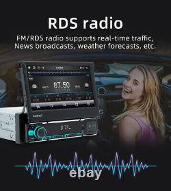 Radio multimédia WiFi pour voiture 7IN 1Din Android 13 GPS Lecteur stéréo Navigation RDS