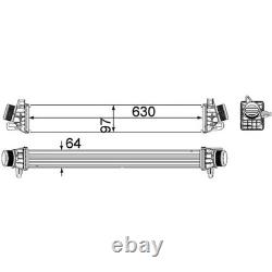 Refroidisseur d’air de suralimentation pour Alfa CI 259 000p Mahle neuf