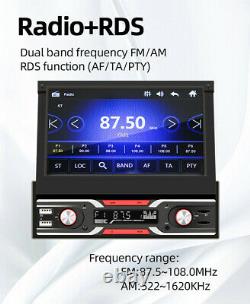 Rétractable Écran Tactile 7in Wince Voiture Stereo Radio Mp5 Lecteur Gps Navigation