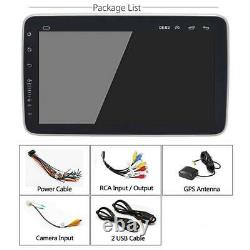 Rotatable 10.1po 1din Android 8.1 Voiture Stereo Radio Gps Sat Nav Wifi Mp5 Player