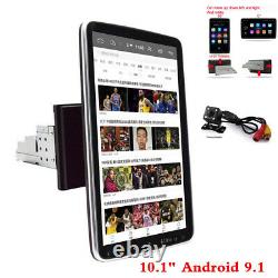 Single Din Car 10in Écran Tactile Stéréo Radio Gps Wifi Android 9.1 Avec Caméra