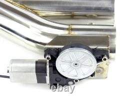 Soupape d'échappement en acier inoxydable + interrupteur / Y-pipe / 55 mm / 2,25 universel
