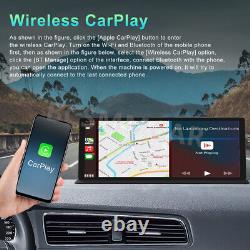 Tableau de bord de la voiture Dash Cam Double objectif CarPlay & Android Auto Enregistreur vidéo 4k DVR