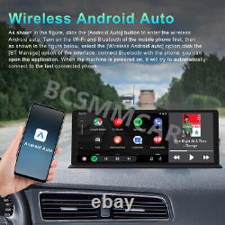 Tableau de bord de la voiture Dash Cam Double objectif CarPlay & Android Auto Enregistreur vidéo 4k DVR