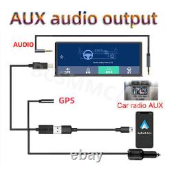 Tableau de bord de la voiture Dash Cam Double objectif CarPlay & Android Auto Enregistreur vidéo 4k DVR