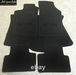 Tapis de sol pour coffre en velours noir noir pour Alfa Romeo 147 GTA