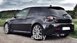 Tapis de sol pour coffre en velours noir noir pour Alfa Romeo 147 GTA