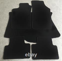 Tapis de sol pour coffre pour Alfa Romeo 147 GTA 2003-2010 noir 5 pièces velours