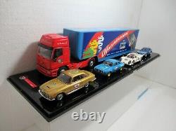 Transport de voitures IVECO + 4 voitures ALFA ROMEO Alpha 2600 + Alpha 33 + TZ + JULIA GTA art. 302