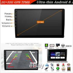 Ultra-mince 10,1 Hd Android 8.1 Voiture 2 Go + 32 Go Quad-core Stereo Radio Gps 3g 4g Bt