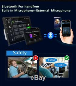 Ultra-mince 10,1 Hd Android 8.1 Voiture 2 Go + 32 Go Quad-core Stereo Radio Gps 3g 4g Bt
