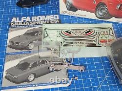 Vintage Tamiya 1/10 Rc Alfa Romeo Giulia Sprint Gta M-04m Partielle Construite Avec Radio