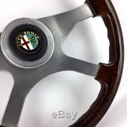Volant D'origine De La Jante De Bois Atiwe. Alfa Romeo Alfetta Giulietta Superb. 8a