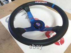 Volant de sport Martini Racing Lancia Fiat Alfa BMW Porsche 350Mm