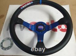 Volant de sport Martini Racing Lancia Fiat Alfa BMW Porsche 350Mm