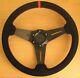 Volante Vera Pelle Cuciture Rosse Per Alfa Romeo 145 146 147 155 156 90 Gtv Gta